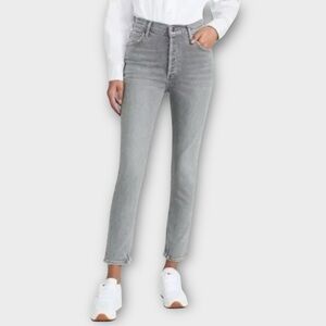 AGOLDE Nico High Rise Straight Leg Crop Jean in Grey Women’s Size 26